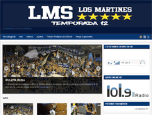 Tablet Screenshot of losmartinesweb.com